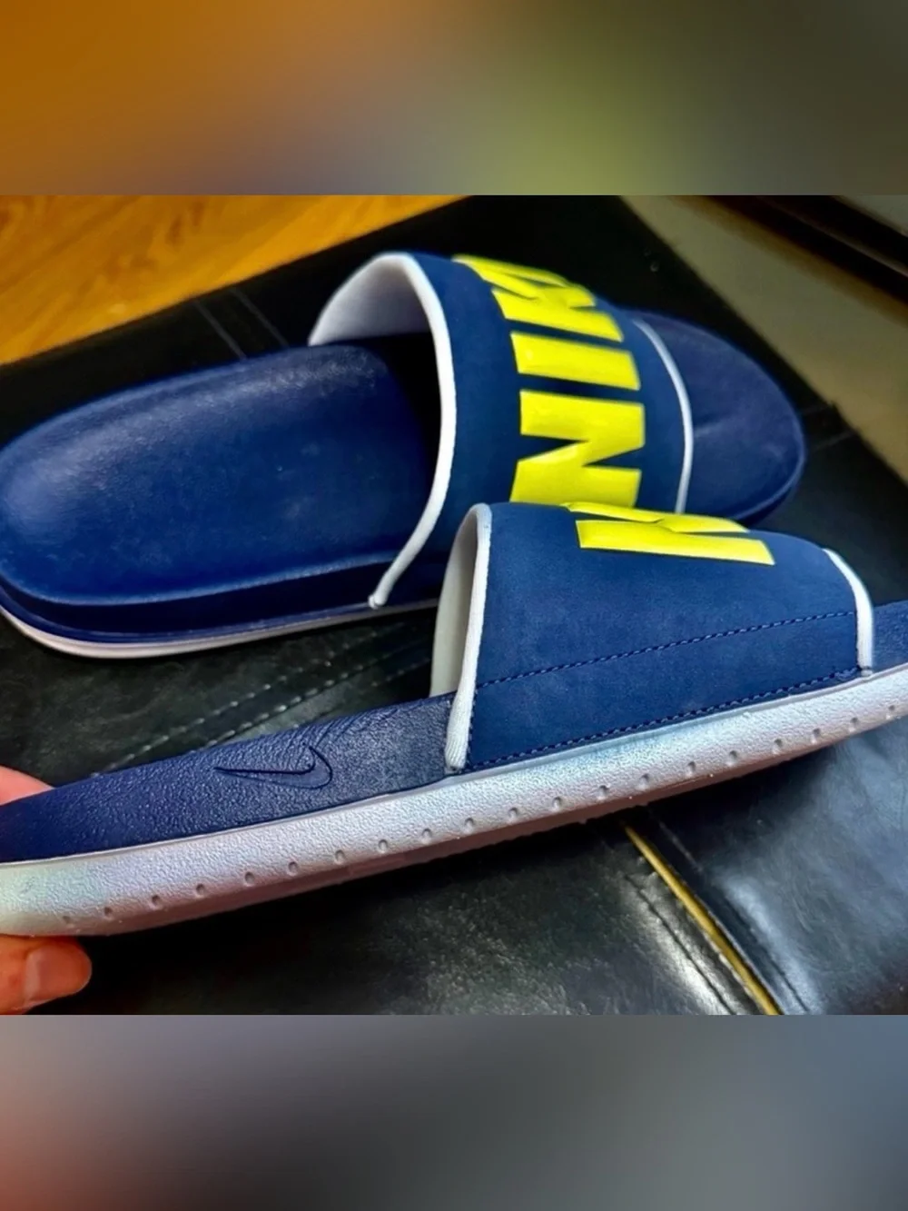 Nike Off Court Navy Slide Sandals